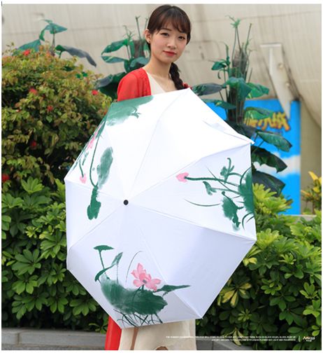 荷花变色伞