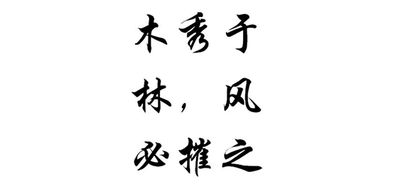 木秀于林风必摧之