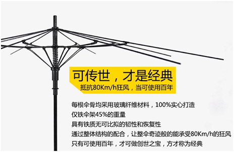 纤维伞骨