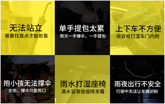 普通伞的特性