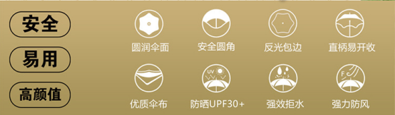 安全儿童伞